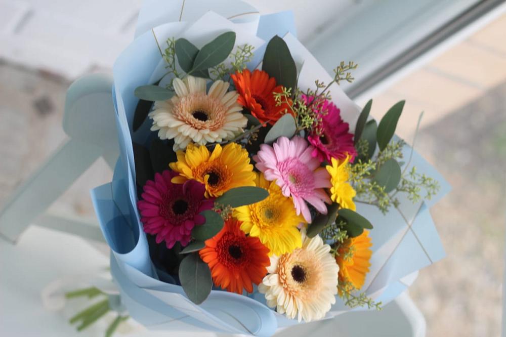 Букет цветов из: Герберы в Молочном