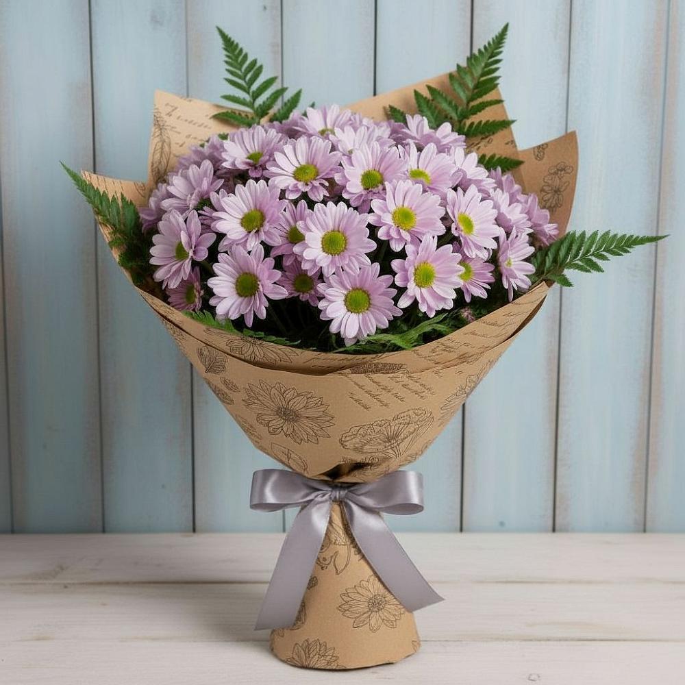 Букет цветов из: Хризантемы в Молочном