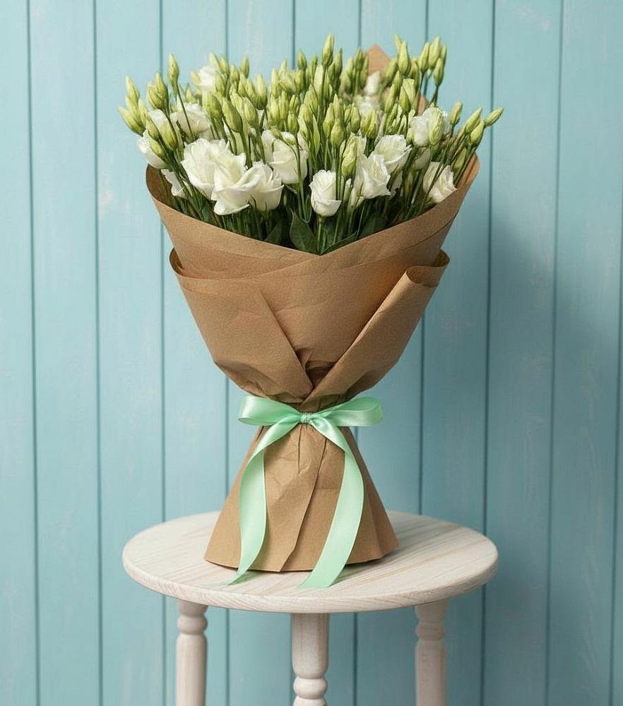 Букет цветов из: Лизиантусы в Молочном