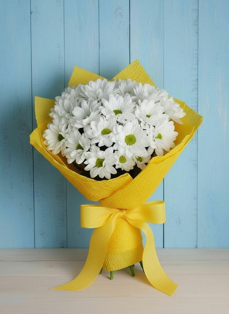 Букет цветов из: Хризантемы в Молочном