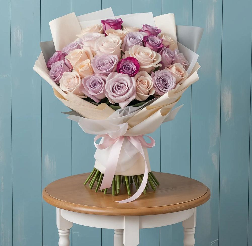 Букет цветов из: Розы в Молочном