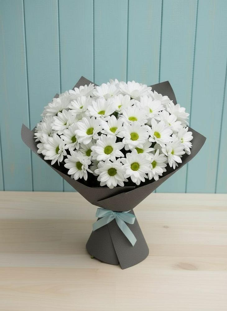 Букет цветов из: Хризантемы в Молочном