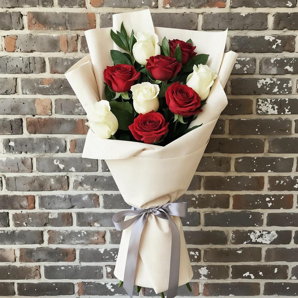 Букет цветов из: Розы в Молочном