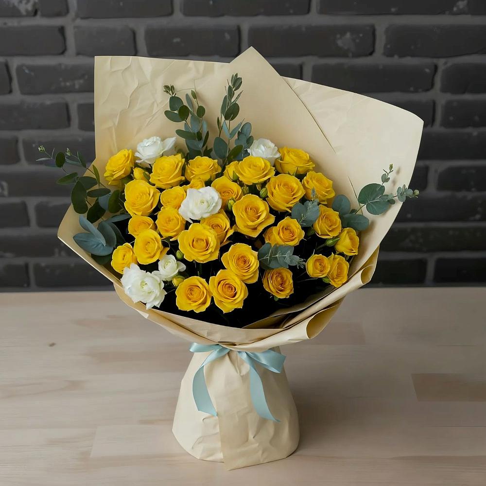 Букет цветов из: Розы в Молочном