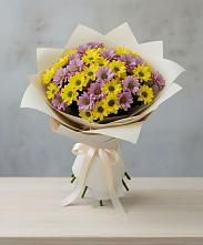 Букет цветов из:  Хризантемы в Молочном