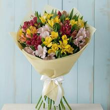 Букет цветов из:  Альстромерии в Молочном