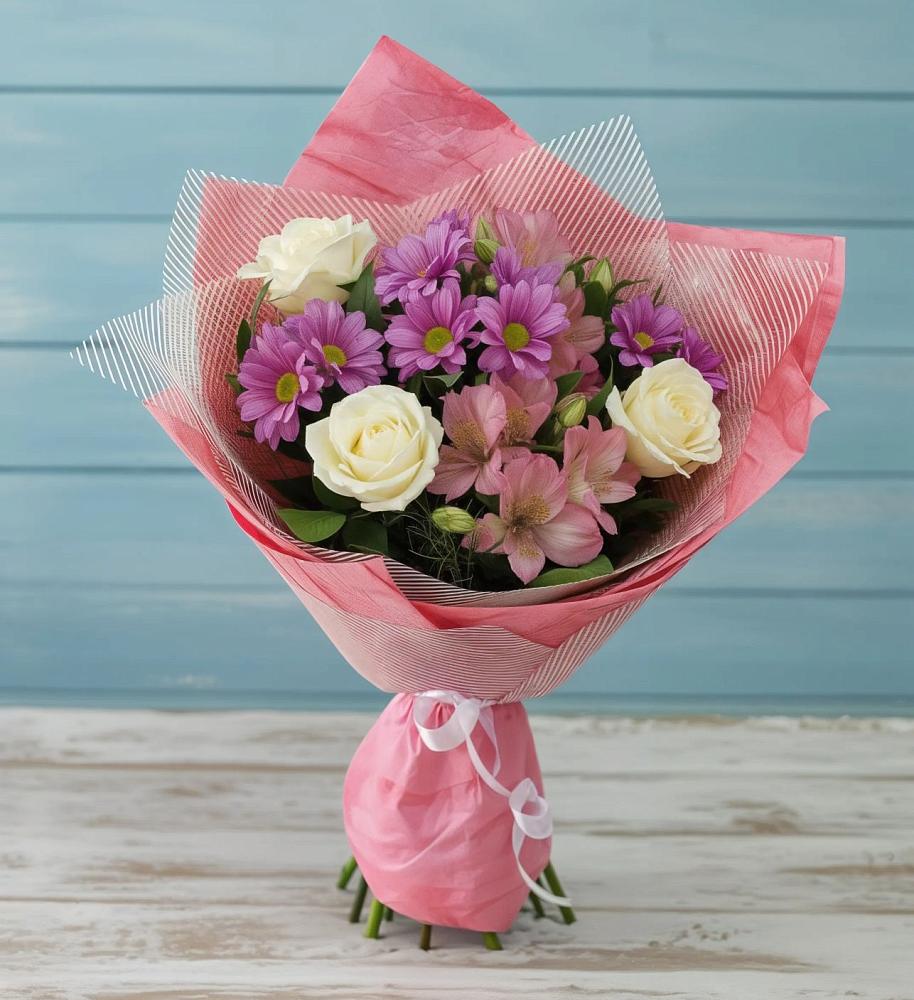 Букет цветов из: Герберы в Молочном