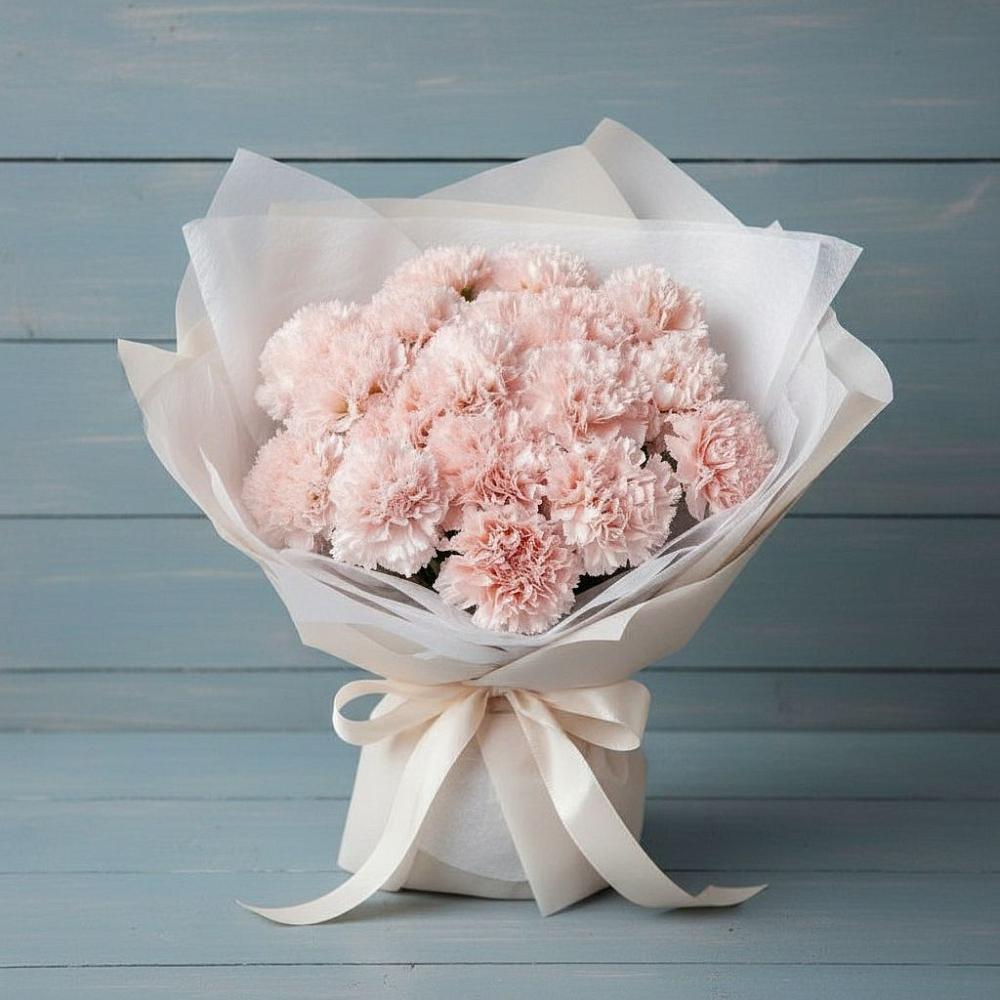 Букет цветов из: Гвоздики в Молочном